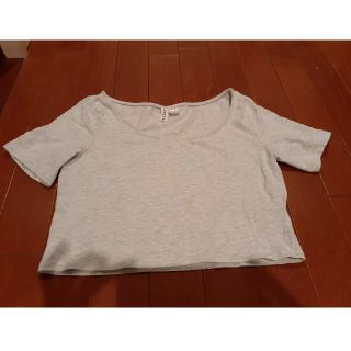 エイチアンドエム(H&M)のカットソー半袖　ショート丈　H&M(カットソー(半袖/袖なし))