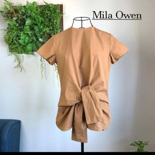 ミラオーウェン(Mila Owen)のミラオーウェン  ブラウス　ブラウン(シャツ/ブラウス(長袖/七分))