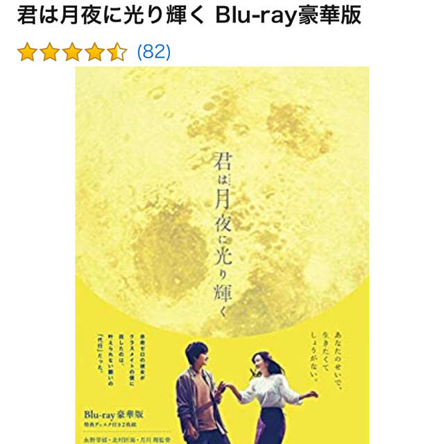 映画『君は月夜に光り輝く』Blu-ray+特典のカード付き！