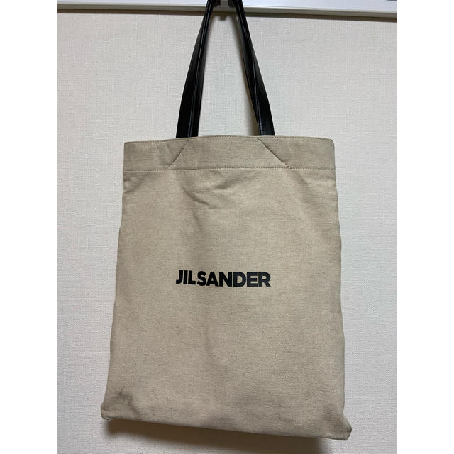 格安新品 ＊JIL SANDER＊ロゴ トート キャンバス トートバッグ 色・サイズを選択:Natural