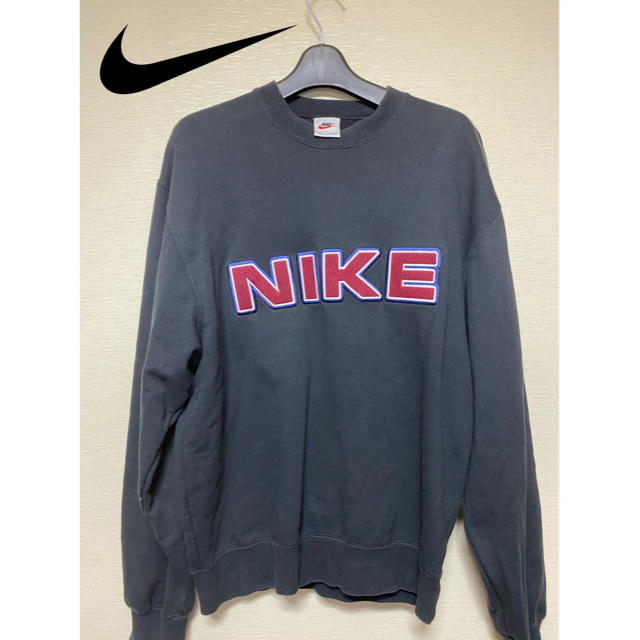 NIKE(ナイキ)の激レア！　90s  NIKE スウォッシュ　スウェット 銀タグ　ナイキ メンズのトップス(スウェット)の商品写真