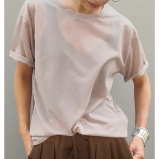 ulu シースルーTシャツ(Tシャツ(半袖/袖なし))