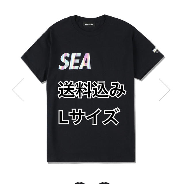 Wind and sea MIDDLE IRIDESCENT Tシャツ　黒　L