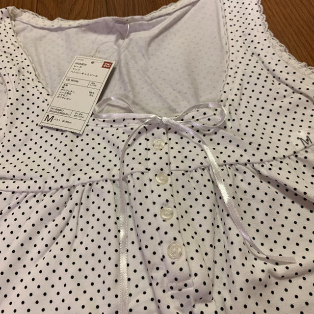 UNIQLO(ユニクロ)のUNIQLO ユニクロ ドット タンクトップ レディースのトップス(タンクトップ)の商品写真