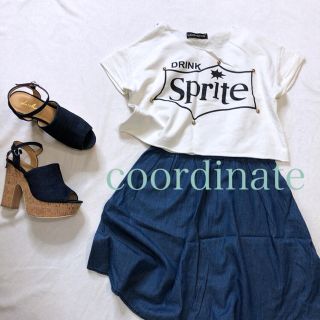 エイチアンドエム(H&M)の♥期間限定のお得なセットコーデ♥ ショートTシャツ⭐︎ボーダースカート(セット/コーデ)