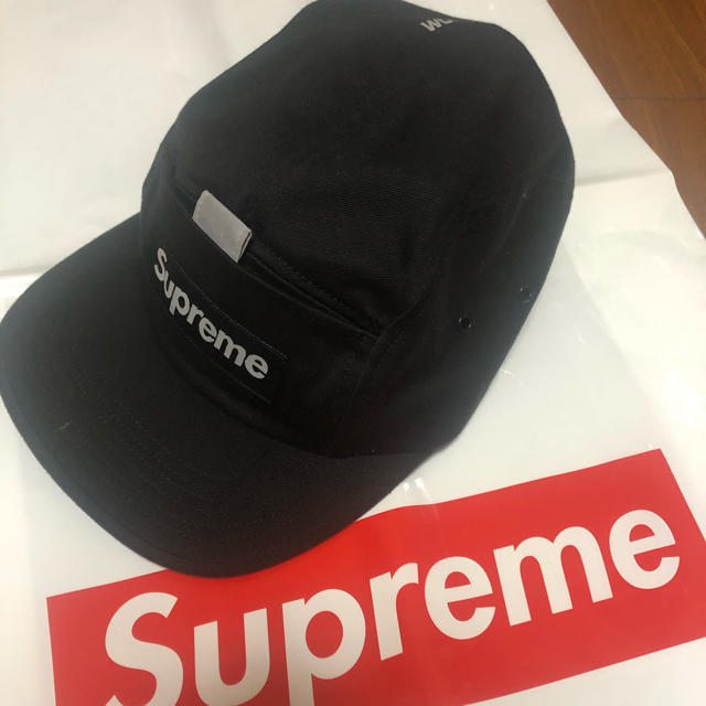 ボックスロゴsupreme Cap black  シュプリーム キャップ　ブラック