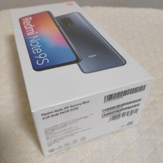 【新品未使用/未開封】国内版 Xiaomi Redmi Note 9S(スマートフォン本体)