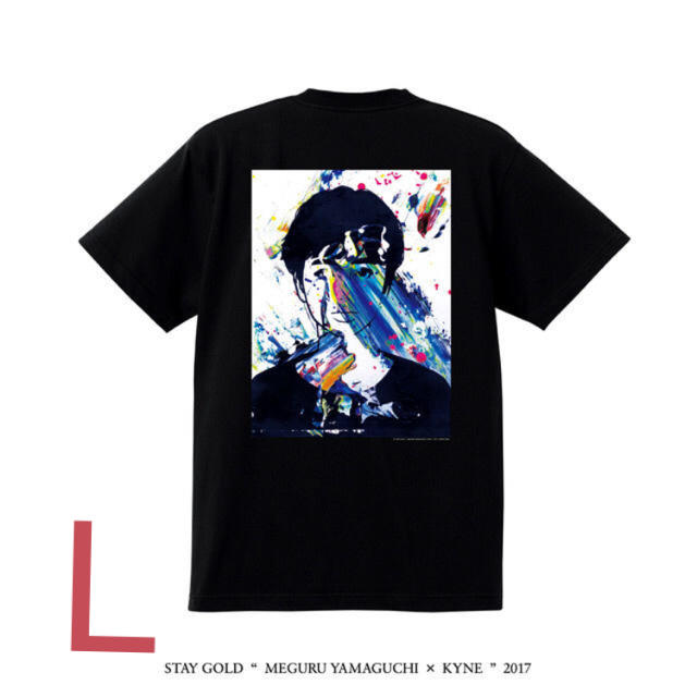 Supreme(シュプリーム)のUNION SODA MEGURU YAMAGUCHI×KYNE  黒　L メンズのトップス(Tシャツ/カットソー(半袖/袖なし))の商品写真