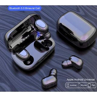 Bluetooth ワイヤレスイヤフォン　ブラック　新品未開封(ヘッドフォン/イヤフォン)