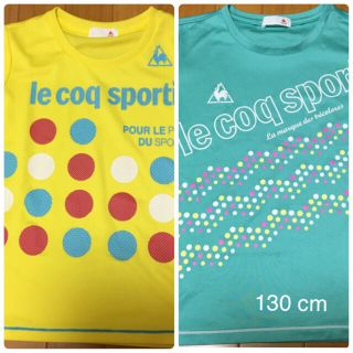 ルコックスポルティフ(le coq sportif)のle coq sportif ルコック　Tシャツ　2枚セット　女の子　130cm(Tシャツ/カットソー)