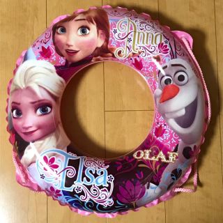 アナトユキノジョオウ(アナと雪の女王)のアナと雪の女王 アナ雪 浮き輪 うきわ 美品(マリン/スイミング)