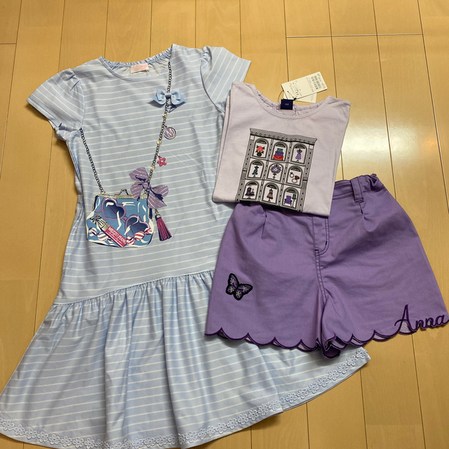 【ご専用です】ANNA SUImini＆メゾ【新品♡極美品】3点キッズ服女の子用(90cm~)