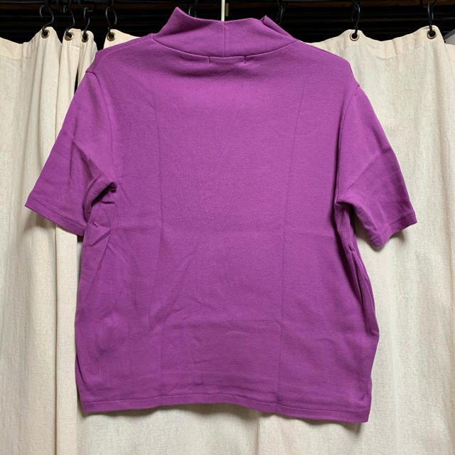 Candy Stripper(キャンディーストリッパー)のキャンディストリッパー  CND ロゴ　ハイネック　紫 レディースのトップス(Tシャツ(半袖/袖なし))の商品写真