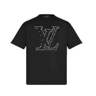 ルイヴィトン(LOUIS VUITTON)のルイヴィトン 正規品LVステッチプリントアンドエンブロイダリーTシャツ(Tシャツ/カットソー(半袖/袖なし))