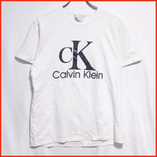 【ユーロ古着】カルバンクラインCK ブランドTシャツ(Tシャツ/カットソー(半袖/袖なし))