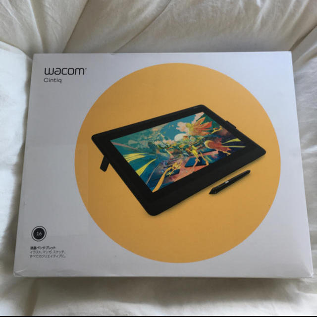 Wacom(ワコム)のWacom Cintiq 16 FHD ブラック　液晶タブレット スマホ/家電/カメラのPC/タブレット(タブレット)の商品写真