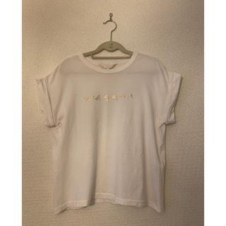 アニエスベー(agnes b.)のagnes b. アニエス・ベー　Tシャツ　白　38(Tシャツ(半袖/袖なし))