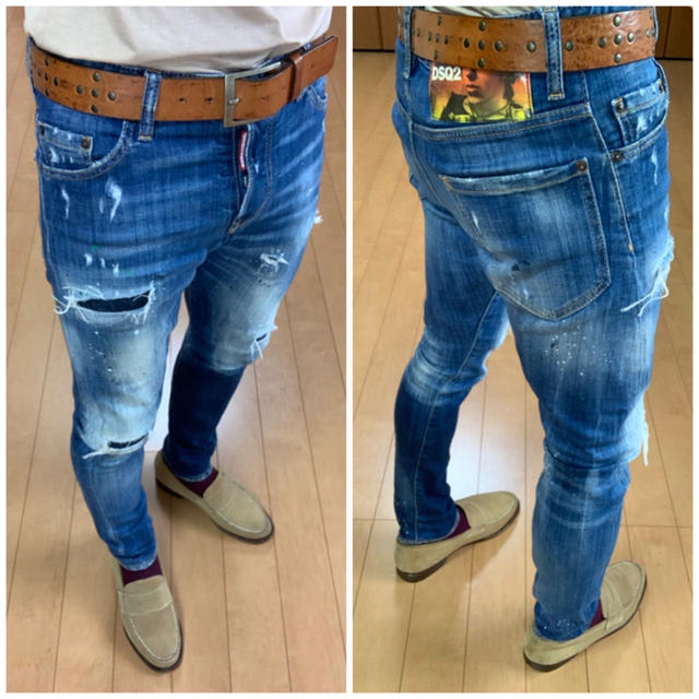 ストレッチ DSQUARED2 44サイズ S74LBの通販 by てるりー's shop