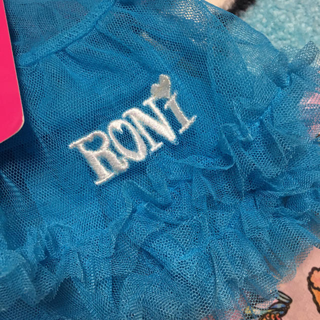 RONI(ロニィ)の新品タグ付き★RONI★チュチュスカート★Sブルー キッズ/ベビー/マタニティのキッズ服女の子用(90cm~)(スカート)の商品写真