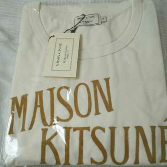 MAISON KITSUNE'(メゾンキツネ)のメゾンキツネ 半袖Tシャツ Lサイズ【新品未使用】 メンズのトップス(Tシャツ/カットソー(半袖/袖なし))の商品写真