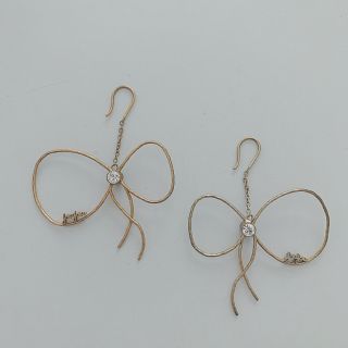 ジュジュ(joujou)のjou jou♡センシティブシリーズ リボンピアス(ピアス)