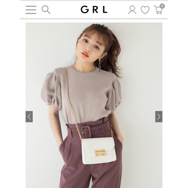 GRL(グレイル)の秋先取り♡セール！GRL 半袖ニット レディースのトップス(ニット/セーター)の商品写真