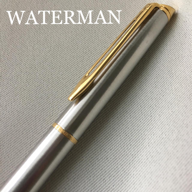 Waterman(ウォーターマン)のWATERMAN Metropolitan ウォーターマンステンレス製ボールペン インテリア/住まい/日用品の文房具(ペン/マーカー)の商品写真