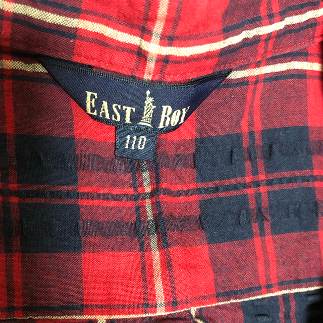 EASTBOY(イーストボーイ)のEASTBOY半袖シャツ110 キッズ/ベビー/マタニティのキッズ服男の子用(90cm~)(ブラウス)の商品写真