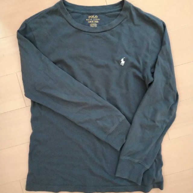 POLO RALPH LAUREN(ポロラルフローレン)のラルフローレン　140　ロンt　ダークグレー　 キッズ/ベビー/マタニティのキッズ服男の子用(90cm~)(Tシャツ/カットソー)の商品写真