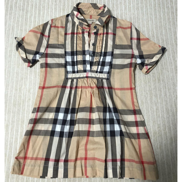 BURBERRY(バーバリー)のバーバリー★8Y128ワンピチュニック★美品 キッズ/ベビー/マタニティのキッズ服女の子用(90cm~)(ワンピース)の商品写真