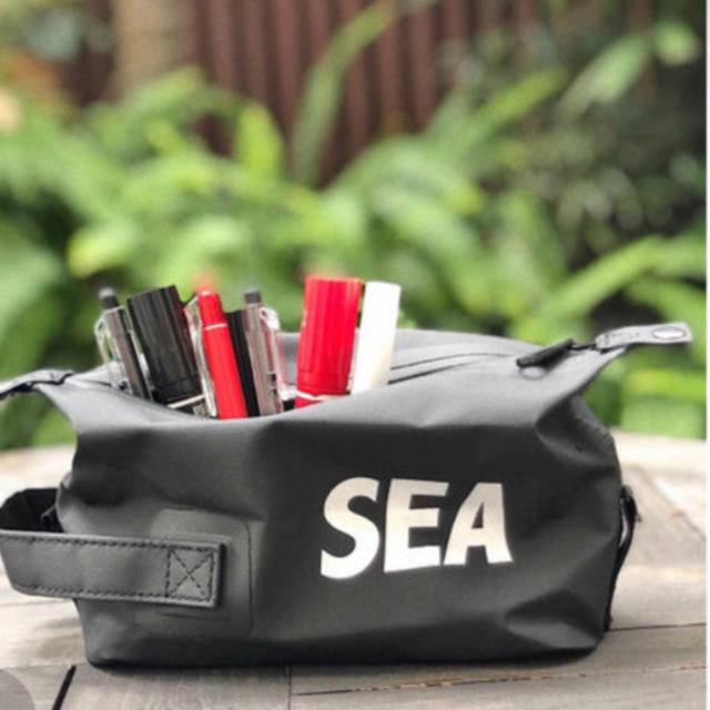 wind and sea kit bag 筆箱 黒