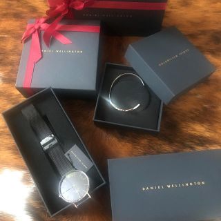 ダニエルウェリントン(Daniel Wellington)のダニエルウェルトンdaniel wellington. 黒時計　ブレスレット　(腕時計(アナログ))