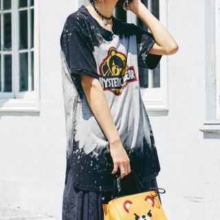 ヒステリックグラマー(HYSTERIC GLAMOUR)のHYSTERICGLAMOUR/ブリーチ加工ワンピース/ヒステリックグラマー(ミニワンピース)