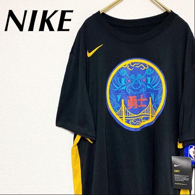 NIKE(ナイキ)の希少 NIKE ウォーリアーズ Tシャツ L シティ エディション 勇士 春節 メンズのトップス(Tシャツ/カットソー(半袖/袖なし))の商品写真