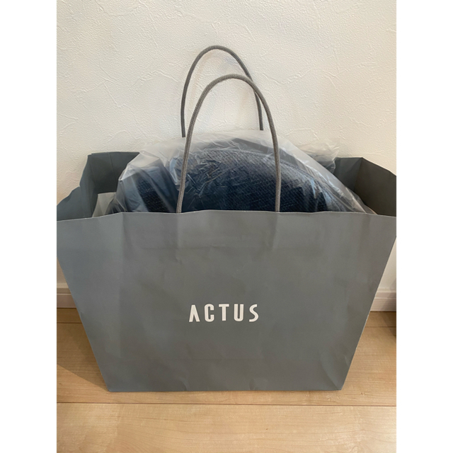 ACTUS(アクタス)の【ACTUS】チェアパッド(クッション) ネイビー〔2個セット〕 インテリア/住まい/日用品のインテリア小物(クッション)の商品写真