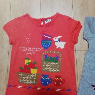 プチジャム(Petit jam)のだっと様専用☆子供Tシャツ　2枚セット　100&110サイズ(Tシャツ/カットソー)