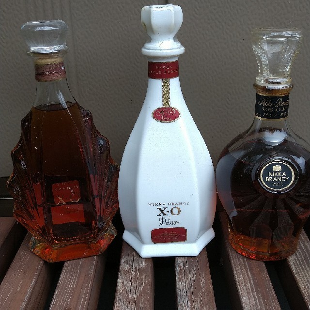 【ニッカブランデー古酒‼️】XOガラス瓶・XO陶器瓶・VSOP