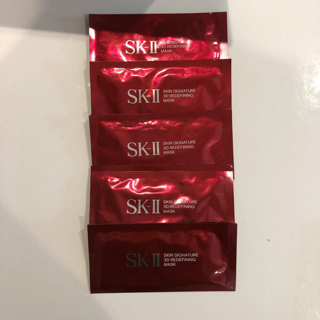 SK-II(エスケーツー)のSK-II スキン シグネチャー 3D リディファイニング 5枚　マスク 1袋 コスメ/美容のスキンケア/基礎化粧品(パック/フェイスマスク)の商品写真