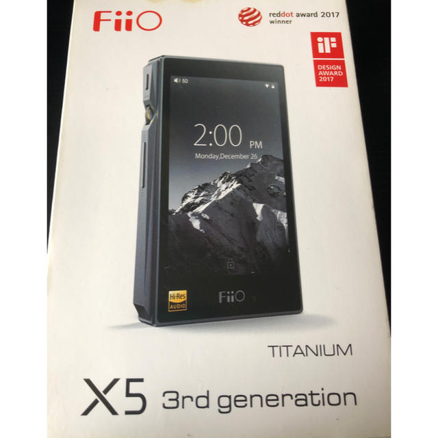 Fiio X5 3rd generation + カバー + sdカード2枚