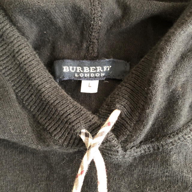 BURBERRY(バーバリー)のBURBERRY バーバリー　パーカータンクトップ　黒 レディースのトップス(タンクトップ)の商品写真