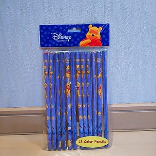 ディズニー(Disney)のプーさん色鉛筆12色(色鉛筆)