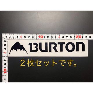 送料無料！二枚セット！バートン BURTON カッティングステッカー(その他)