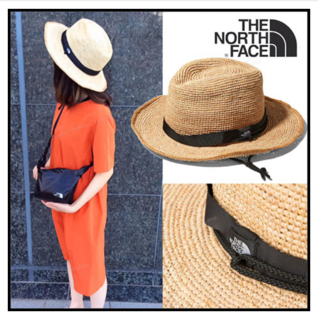 THE NORTH FACE(ザノースフェイス)のTHE NORTH FACE◆Raffia Hat ハット通気性◎男女OK!! レディースの帽子(麦わら帽子/ストローハット)の商品写真