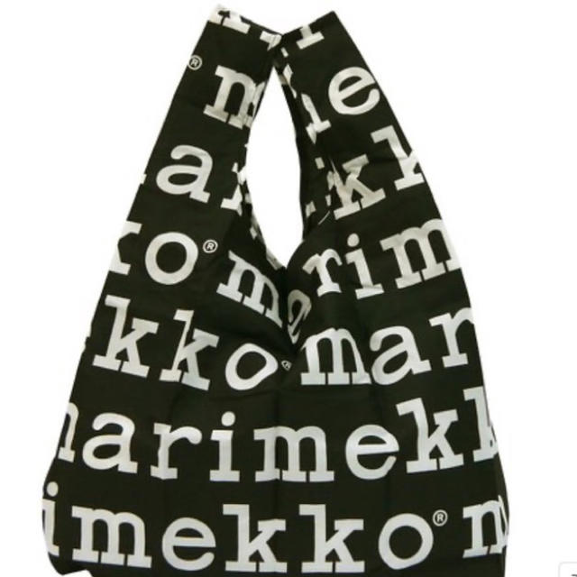 marimekko(マリメッコ)のマリメッコ marimekko マリロゴ  エコバッグ　新品未使用品  レディースのバッグ(エコバッグ)の商品写真