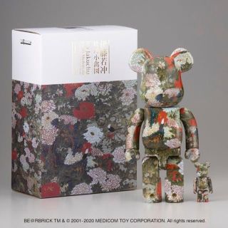 メディコムトイ(MEDICOM TOY)の★BE@RBRICK × 伊藤若冲★牡丹小禽図 100% & 400% 新品(その他)