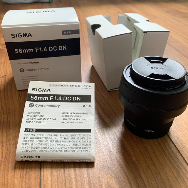  ゆきき様専用 Sigma 56mm F1.4 DC DN スマホ/家電/カメラのカメラ(レンズ(単焦点))の商品写真