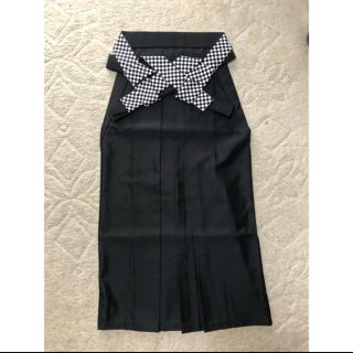 【🌟Megさん専用🌟】袴　単品　黒色　市松模様　シンプル　高身長　Lサイズ(着物)