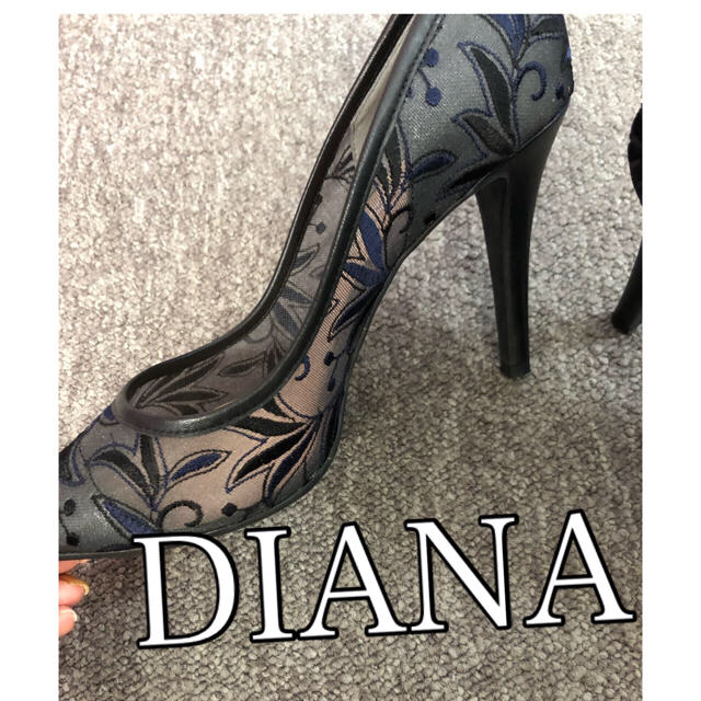 DIANA(ダイアナ)のDIANA  夏用ネイビーヒール　 レディースの靴/シューズ(ハイヒール/パンプス)の商品写真