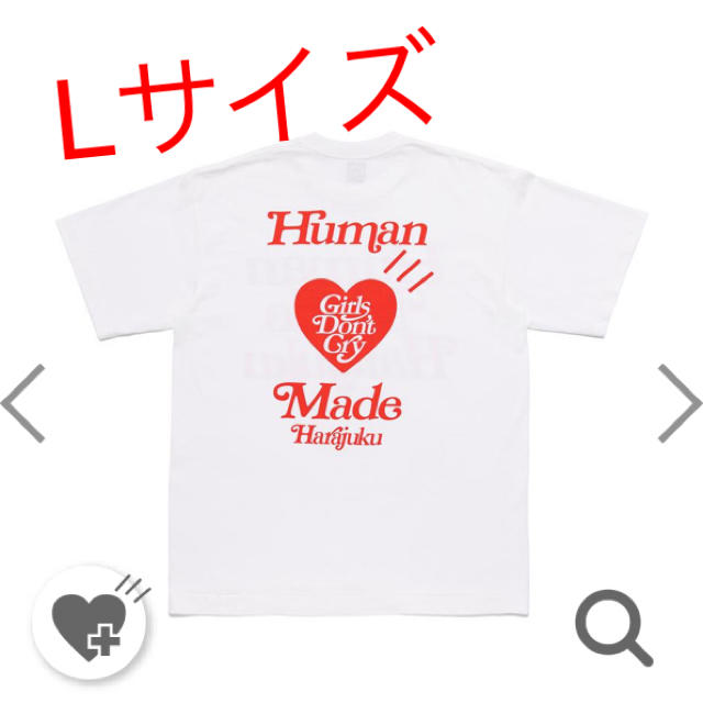 GDC(ジーディーシー)のhuman made girls dont cry tee メンズのトップス(Tシャツ/カットソー(半袖/袖なし))の商品写真