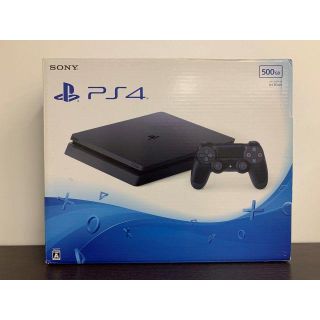 （新品未使用）PlayStation4 PS4 ジェット・ブラック 500GB(家庭用ゲーム機本体)